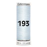 Gutermann garen | 200m | 193 licht blauw naaigaren GM - 200 - 193 - LICHT - BLAUW 4008015028145
